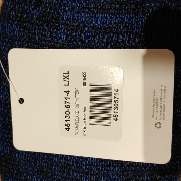 NWT Roots Maplelake Unisex Knit Mittens - Picture 4 of 4